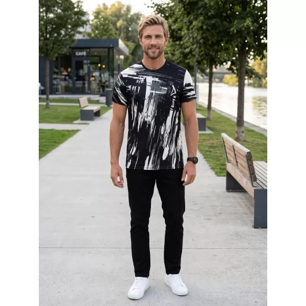  Pánské funkční triko premium ALTISPORT VOJ/ALM010TR01 ČERNÁ/SLONOVÁ KOST 