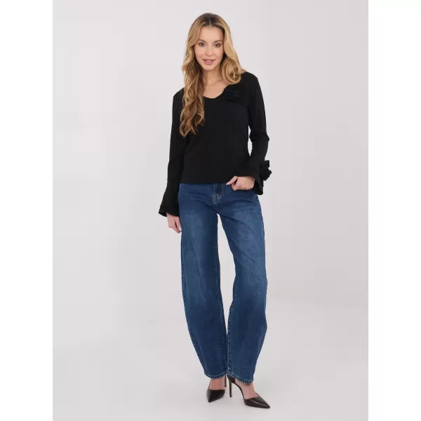 Dámská halenka ITALY MODA IT-BZ-22139.55 BLACK 