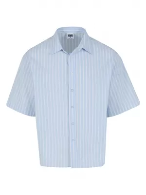 Pánská košile URBAN CLASSICS TB8218-21550 FREEZE BLUE