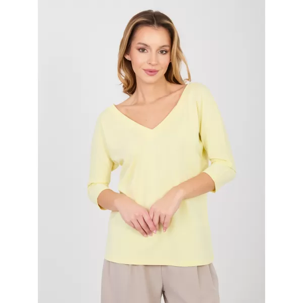  Dámské triko RUE PARIS RV-BZ-A1189.24 BRIGHT YELLOW 