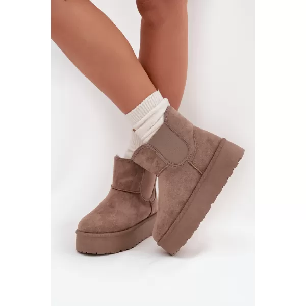  Dámské sněhule BOTO 25BT26-9243 KHAKI 