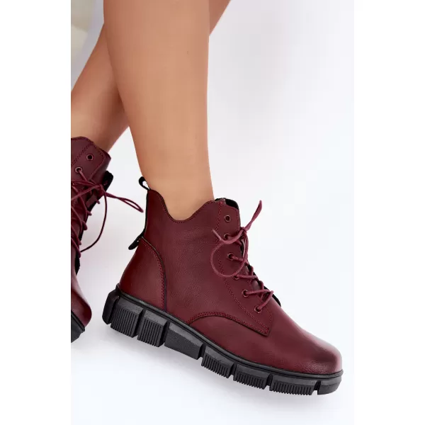  Dámské boty BOTO 26BT17-9301 BURGUNDY 