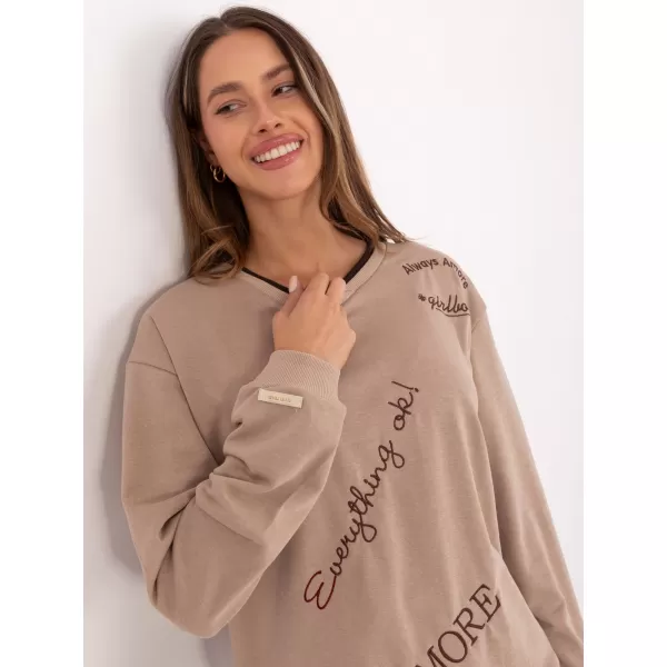  Dámská mikina RELEVANCE RV-BL-A968.00 BEIGE 