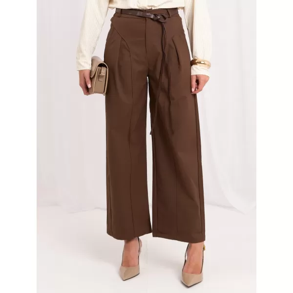  Dámské kalhoty ITALY MODA IR-SP-YV054B.24 BROWN 