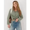 Dámská košile ITALY MODA MI-KS-2337.18 KHAKI