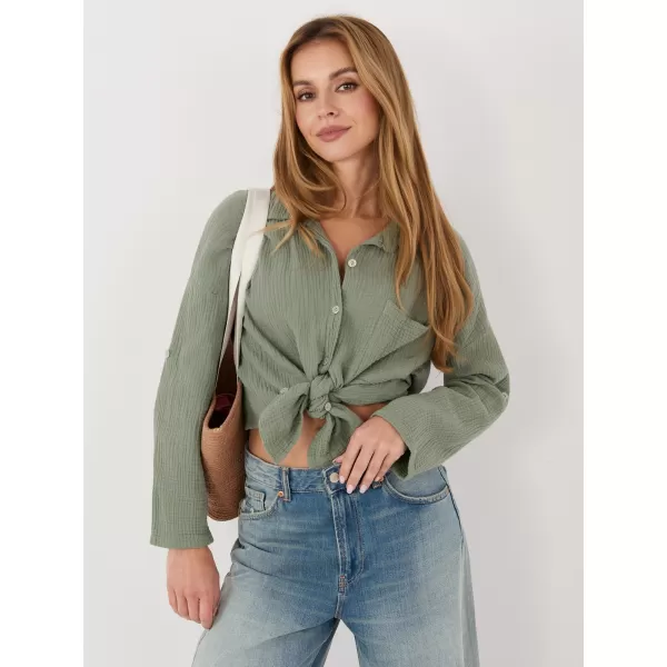  Dámská košile ITALY MODA MI-KS-2337.18 KHAKI 