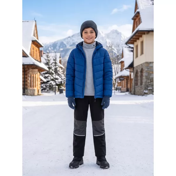  Dětské hřejivé softshellové kalhoty ALPINE PRO HERGO BLACK 