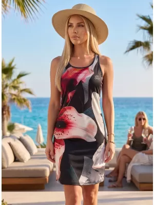 Dámské funkční šaty premium ALTISPORT VOJ/ALW117SAT01 LILIE-DARK