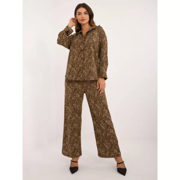  Dámský set ITALY MODA DHJ-KMPL-19588-4.77 DARK BEIGE 