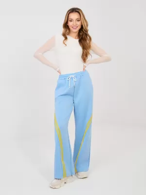 Dámské tepláky RUE PARIS IT-DR-22168.66 LIGHT BLUE