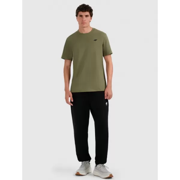  Pánské triko 4F 4FWAW25TTSHM2402 OLIVE 