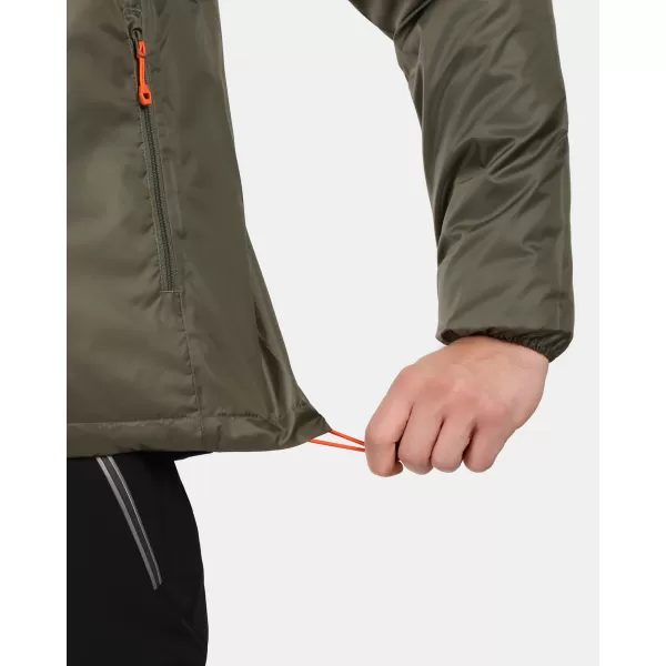  Hardshellová bunda KILPI JALUU-U 1U0180KI TMAVĚ ZELENÁ 