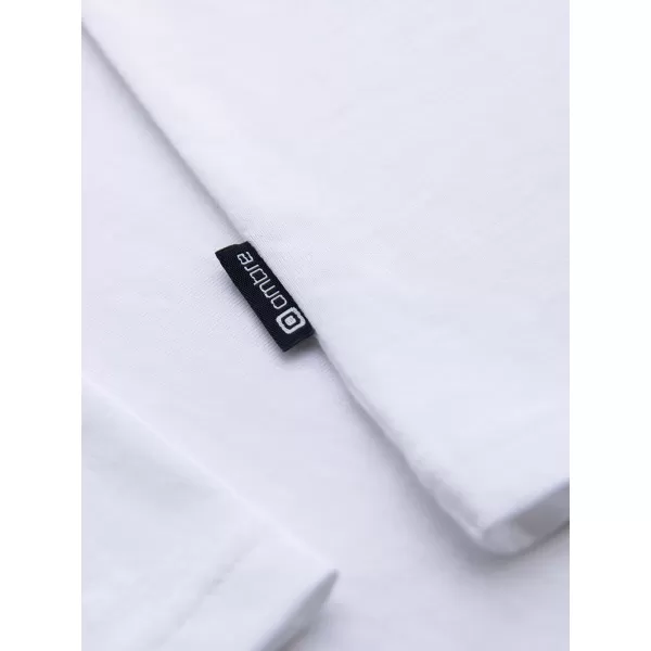  Pánské tričko OMBRE OM-LSBL-0142 WHITE 