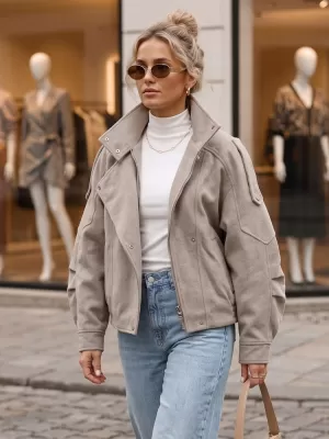 Dámská bunda DSTREET KHAKI