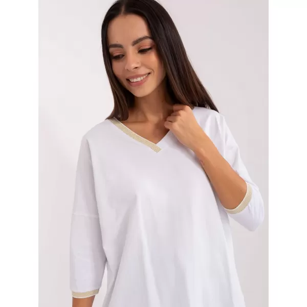  Dámská halenka RUE PARIS RV-BZ-8051.19P WHITE 