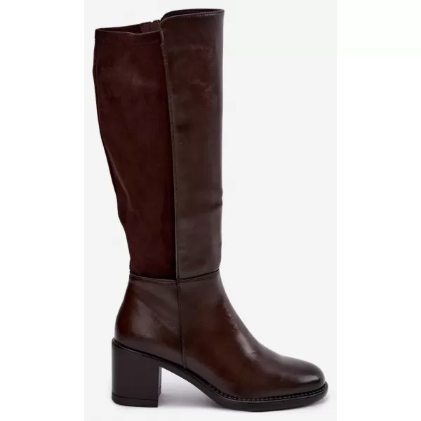  Dámské kozačky VINCEZA 58652 BROWN 