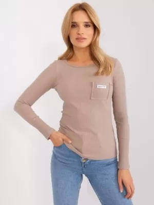 Dámská halenka RELEVANCE RV-BZ-9156.07 DARK BEIGE