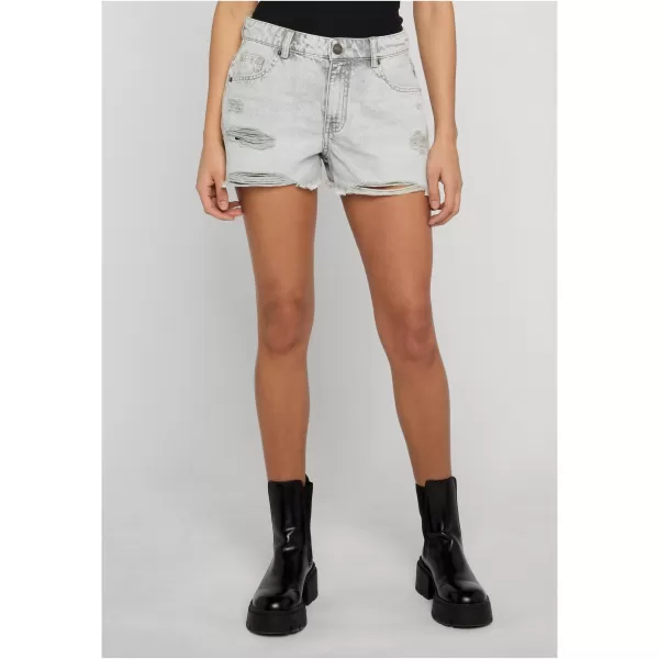  Dámské kraťasy URBAN CLASSICS TB8193 LIGHT SILVER GREY WASHED 