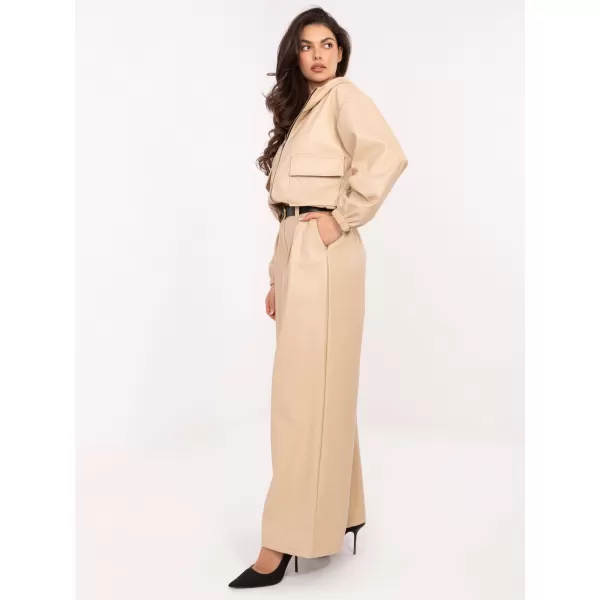 Dámské kalhoty RUE PARIS IT-SP-FL8569.85 BEIGE 