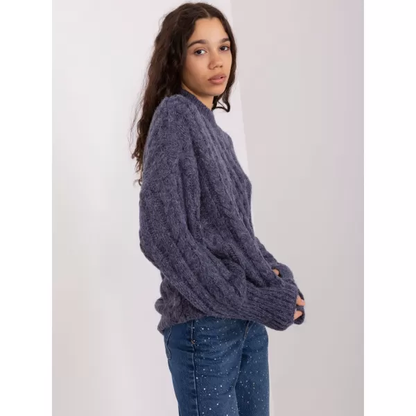  Dámský svetr WOOL FASHION ITALIA AT-SW-2363-2.11P NAVY 