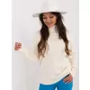 Dámský svetr WOOL FASHION ITALIA AT-SW-2342-1.35 ECRU