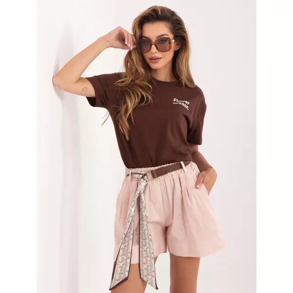  Dámské kraťasy ITALY MODA IT-SN-FL10552SPL.49 BRIGHT PINK 