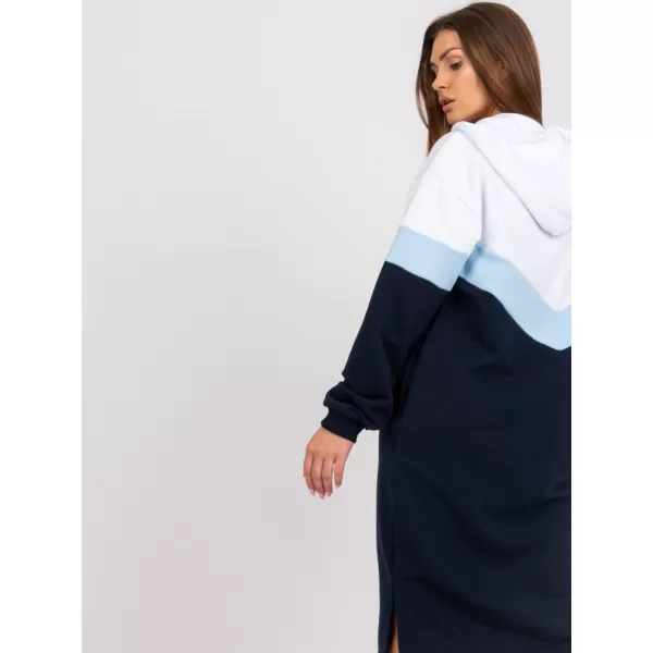  Dámské šaty RUE PARIS RV-SK-7462.00 WHITE-NAVY 