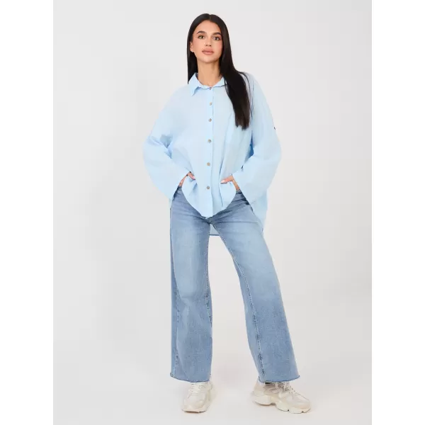  Dámská košile FACTORY PRICE IT-KS-6704.25 LIGHT BLUE 
