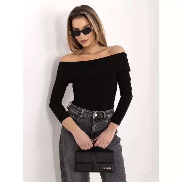  Dámské triko RUE PARIS RV-BZ-A1194.25 BLACK 