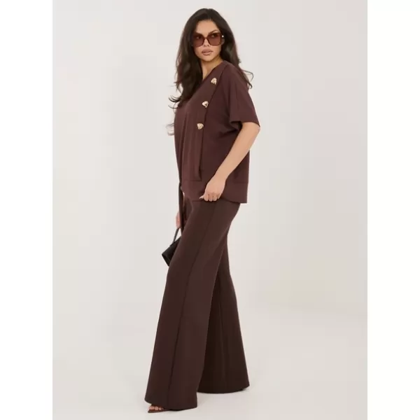  Dámský komplet RELEVANCE RV-KMPL-A1235.29P DARK BROWN 
