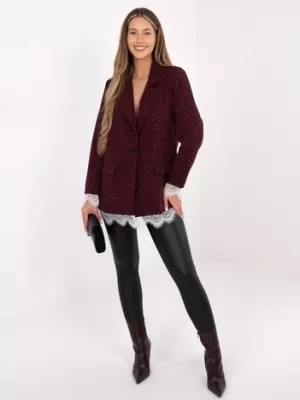 Dámská bunda ITALY MODA IT-MA-FL9916-2.12P BURGUNDY
