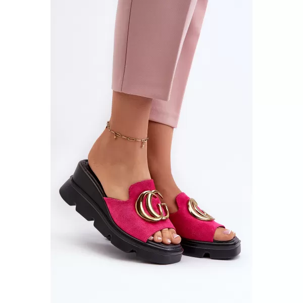  Dámské pantofle VINCEZA 58295 FUCHSIA 