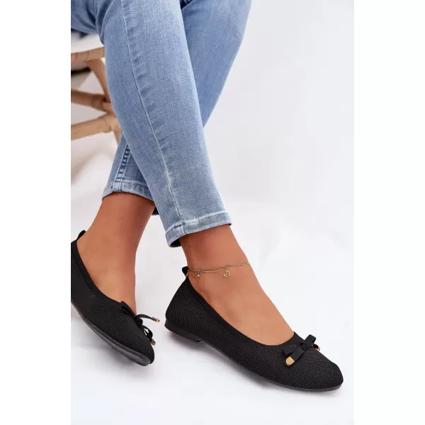  Dámské baleríny BOTO 25BL02-9048 BLACK 