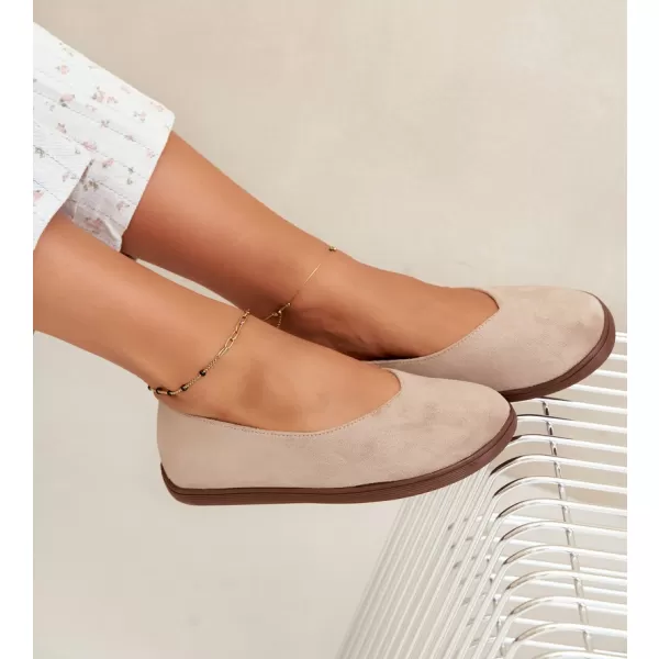  Dámské baleríny BOTO 9877 BEIGE 