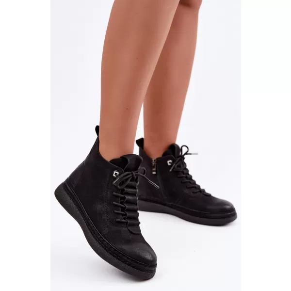  Dámské kotníkové boty ARTIKER 59C1121 BLACK 