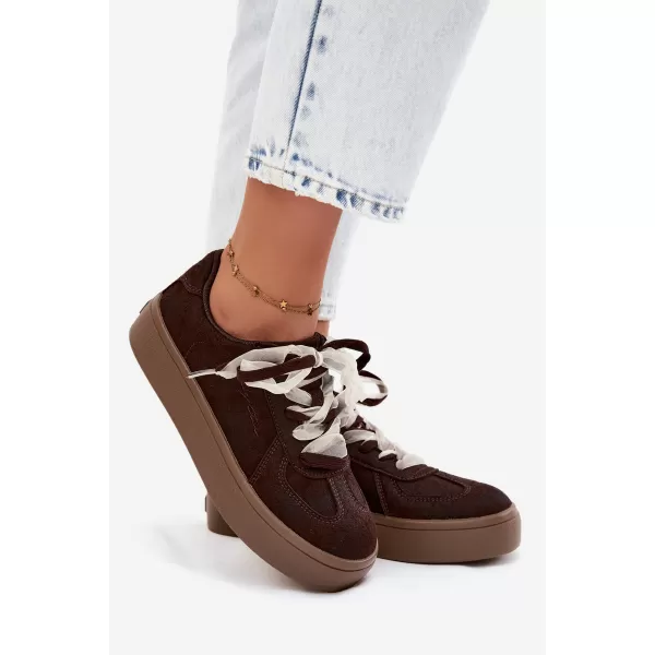  Dámské tenisky BIG STAR SHOES UU274004 BROWN 