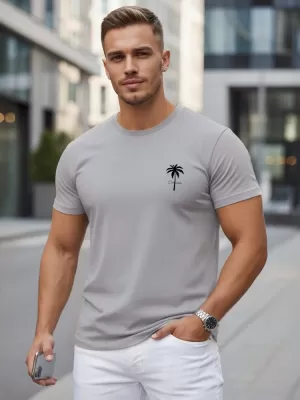 Pánské triko DSTREET SVĚTLE ŠEDÁ