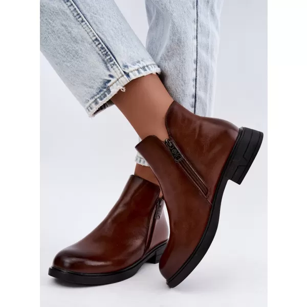  Dámské kotníkové boty VINCEZA 133112 BROWN 