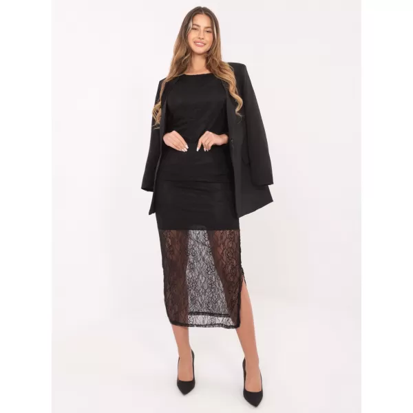  Dámská sukně RUE PARIS MI-SD-122436.60 NOIRE 