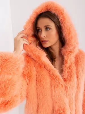 Dámská bunda WOOL FASHION ITALIA AT-KR-2378.97P PEACH