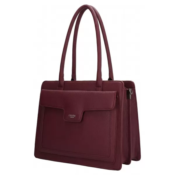  Kabelka Charm London Monaco 25422 Bordeaux red BORDEAUX RED 