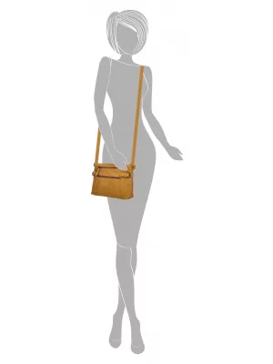 Crossbody kabelka ENRICO BENETTI Nouméa 66657 OCHRE