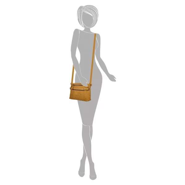  Crossbody kabelka ENRICO BENETTI Nouméa 66657 OCHRE 