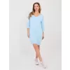 Dámské šaty BASIC FEEL GOOD RV-SK-7203.35P LIGHT BLUE