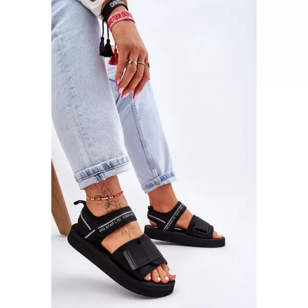  Dámské sandály BIG STAR SHOES LL274784 BLACK 