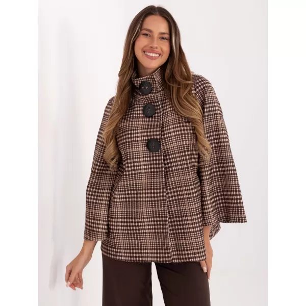  Dámský kabát ITALY MODA IT-PL-31820.25 BROWN 