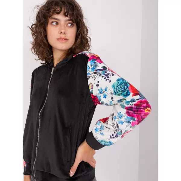  Dámská mikina RUE PARIS RV-BL-8235.38 NOIRE 