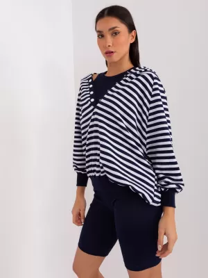Dámský 3-dílný set MY RED LIPS EM-KMPL-828.14 WHITE-NAVY