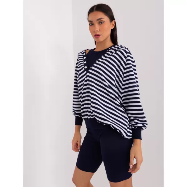  Dámský 3-dílný set MY RED LIPS EM-KMPL-828.14 WHITE-NAVY 