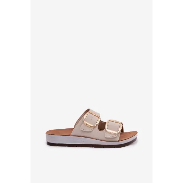  Dámské pantofle INBLU CP000061 BEIGE 